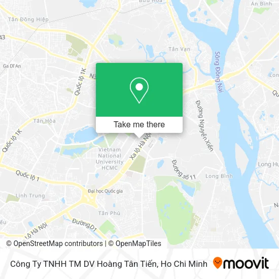 Công Ty TNHH TM DV Hoàng Tân Tiến map