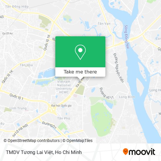 TMDV Tương Lai Việt map