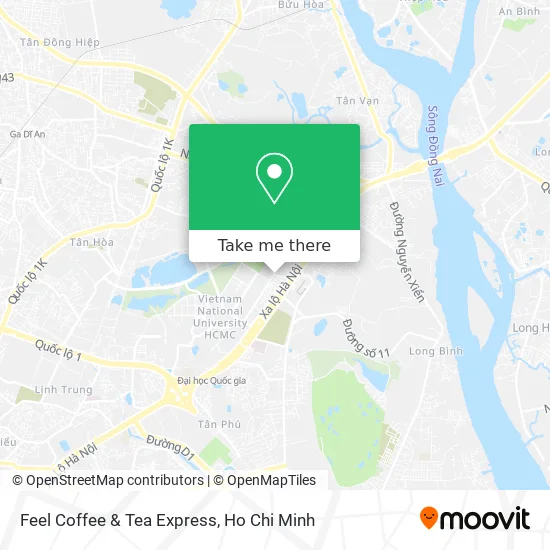 Feel Coffee & Tea Express map