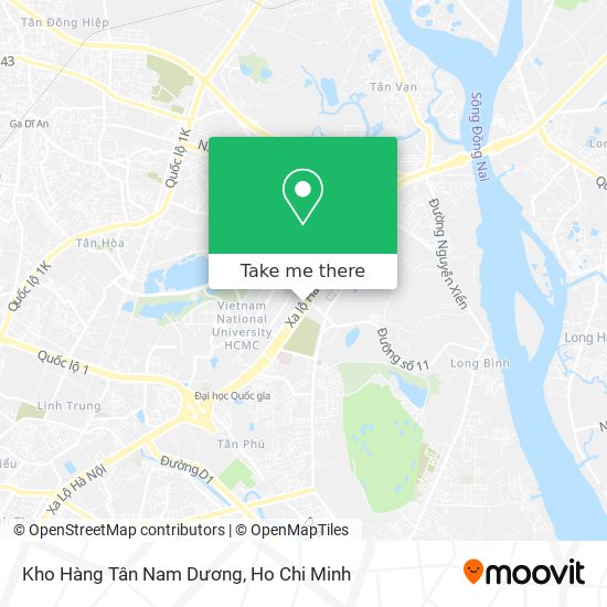 Kho Hàng Tân Nam Dương map