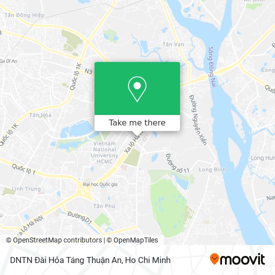 DNTN Đài Hỏa Táng Thuận An map