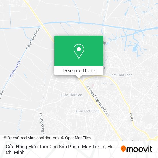 Cửa Hàng Hữu Tâm Các Sản Phẩm Mây Tre Lá map