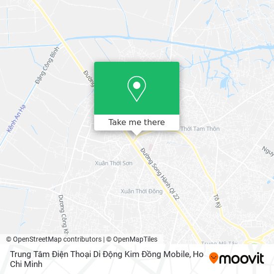 Trung Tâm Điện Thoại Di Động Kim Đồng Mobile map