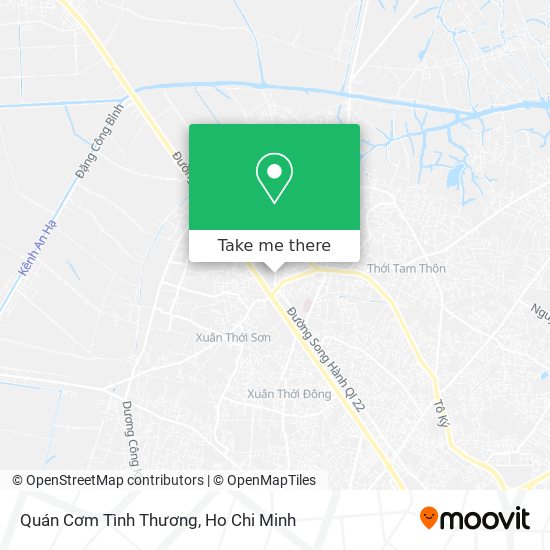 Quán Cơm Tình Thương map