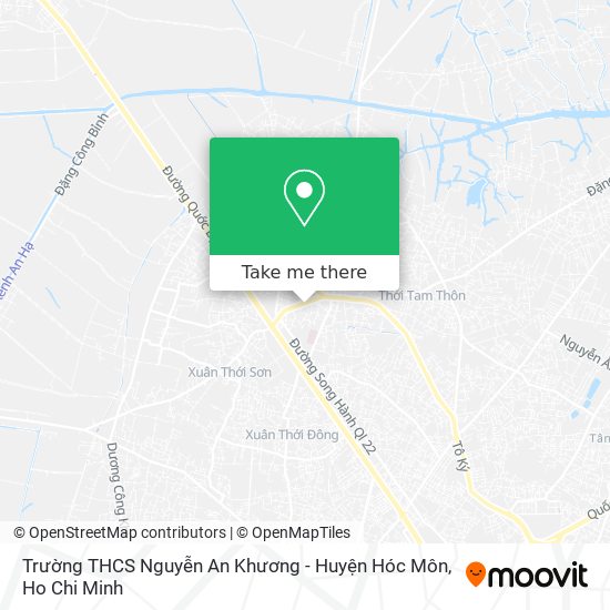 Trường THCS Nguyễn An Khương - Huyện Hóc Môn map