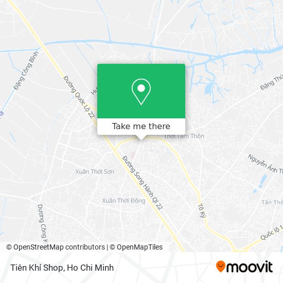 Tiên Khỉ Shop map