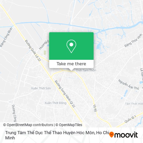 Trung Tâm Thể Dục Thể Thao Huyện Hóc Môn map