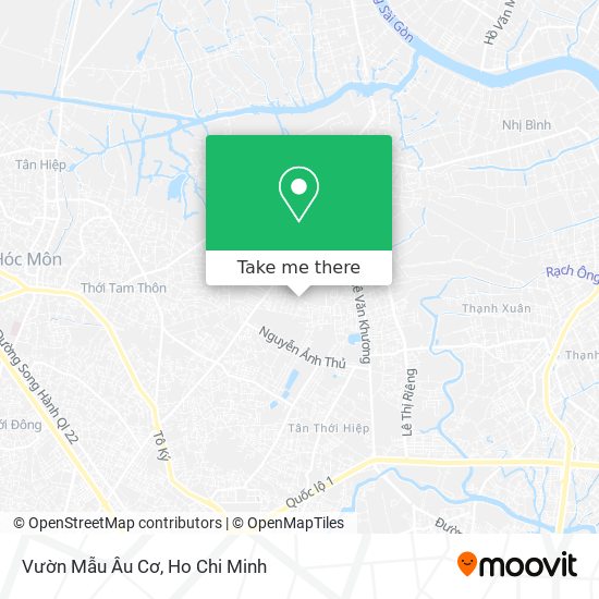 Vườn Mẫu Âu Cơ map