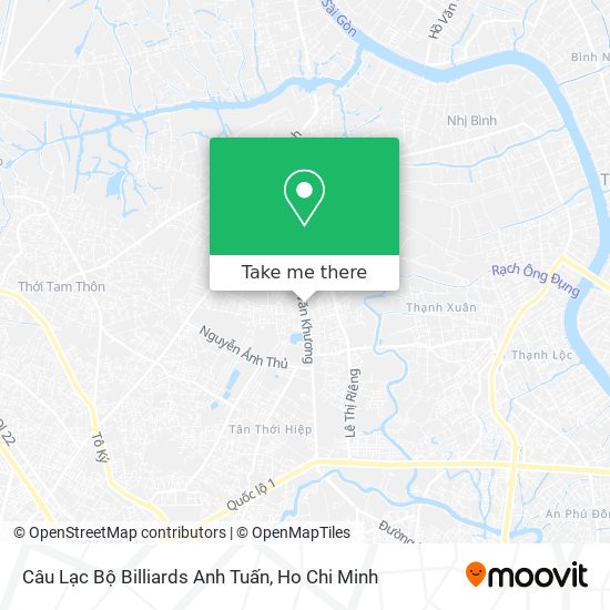 Câu Lạc Bộ Billiards Anh Tuấn map