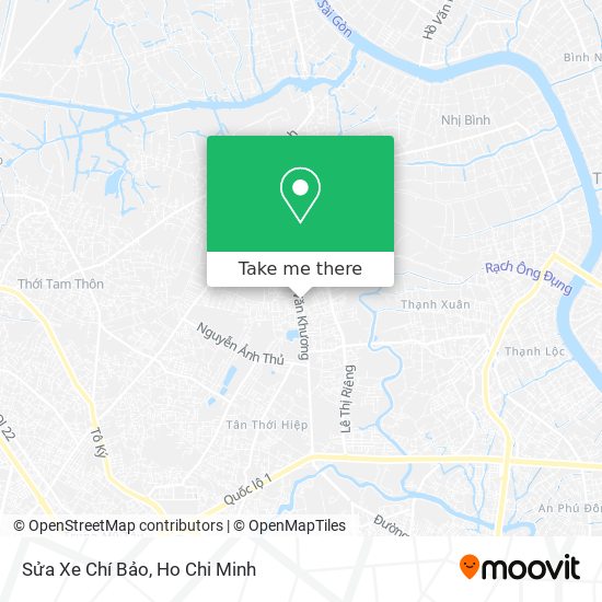 Sửa Xe Chí Bảo map