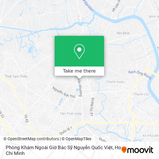 Phòng Khám Ngoài Giờ Bác Sỹ Nguyễn Quốc Việt map