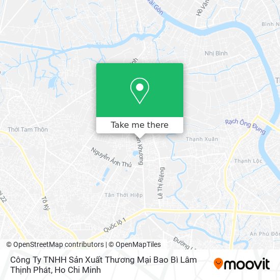 Công Ty TNHH Sản Xuất Thương Mại Bao Bì Lâm Thịnh Phát map