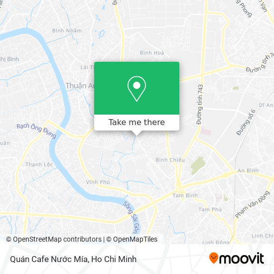 Quán Cafe Nước Mía map