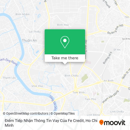 Điểm Tiếp Nhận Thông Tin Vay Của Fe Credit map