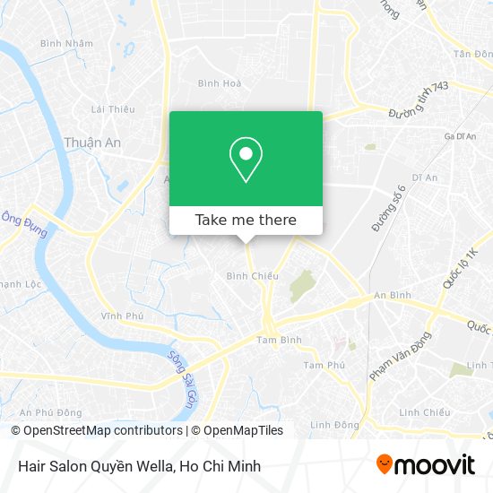 Hair Salon Quyền Wella map