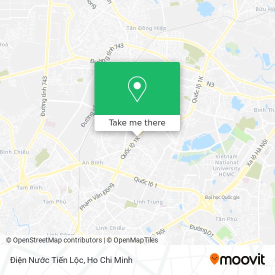 Điện Nước Tiến Lộc map