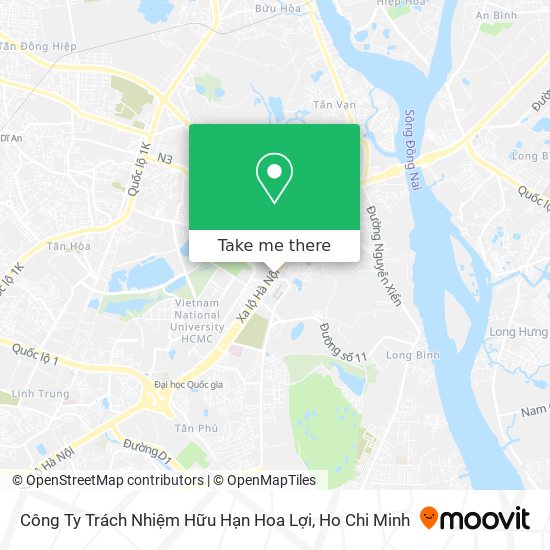 Công Ty Trách Nhiệm Hữu Hạn Hoa Lợi map