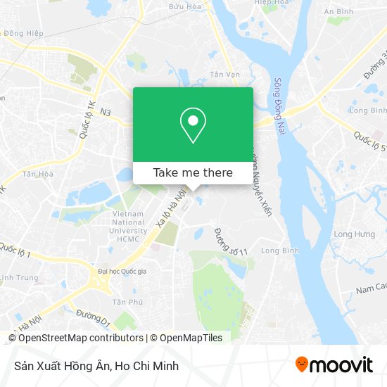 Sản Xuất Hồng Ân map