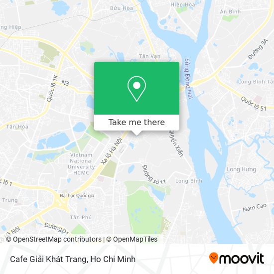 Cafe Giải Khát Trang map