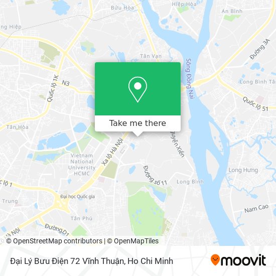 Đại Lý Bưu Điện 72 Vĩnh Thuận map