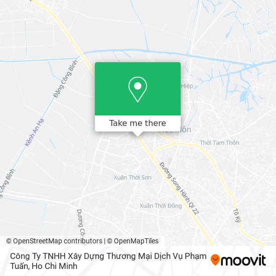 Công Ty TNHH Xây Dựng Thương Mại Dịch Vụ Phạm Tuấn map
