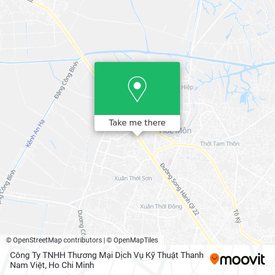 Công Ty TNHH Thương Mại Dịch Vụ Kỹ Thuật Thanh Nam Việt map