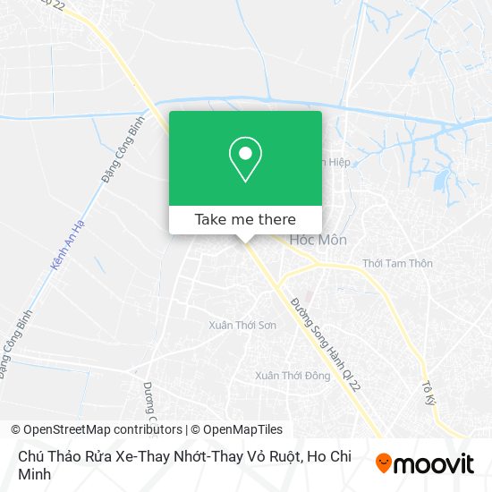 Chú Thảo Rửa Xe-Thay Nhớt-Thay Vỏ Ruột map