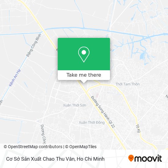 Cơ Sở Sản Xuất Chao Thu Vân map