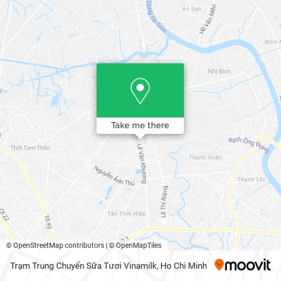 Trạm Trung Chuyển Sữa Tươi Vinamilk map