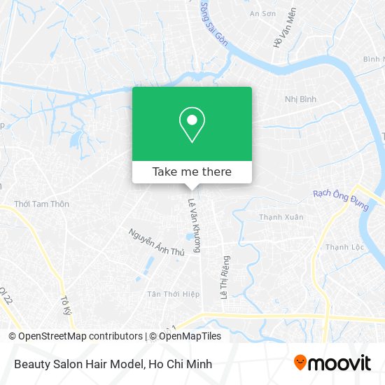 Beauty Salon Hair Model map