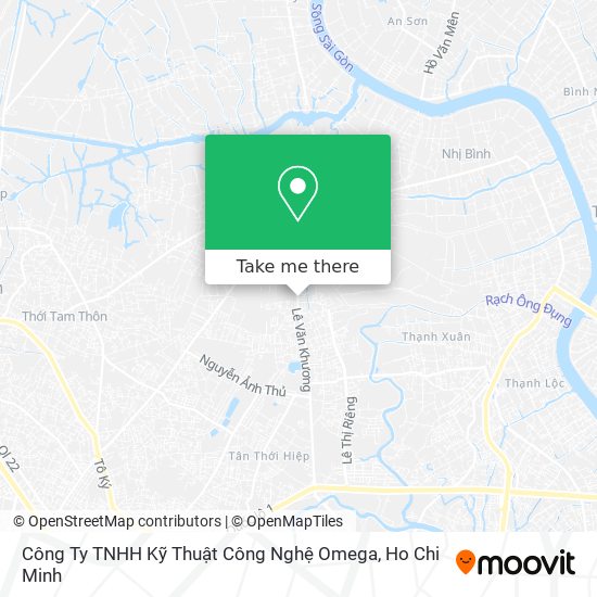 Công Ty TNHH Kỹ Thuật Công Nghệ Omega map