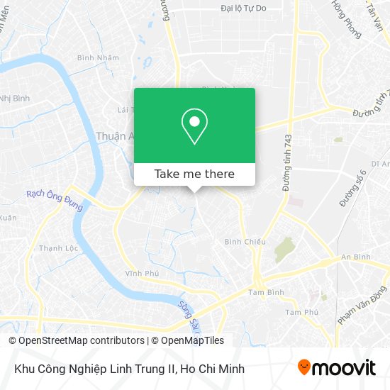 Khu Công Nghiệp Linh Trung II map