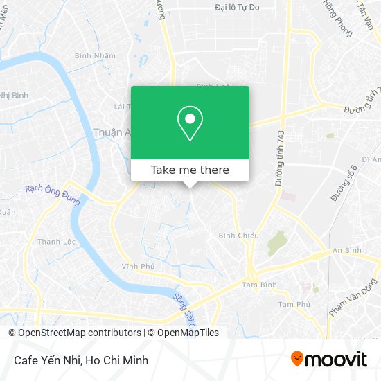 Cafe Yến Nhi map