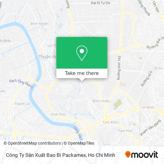 Công Ty Sản Xuất Bao Bì Packamex map