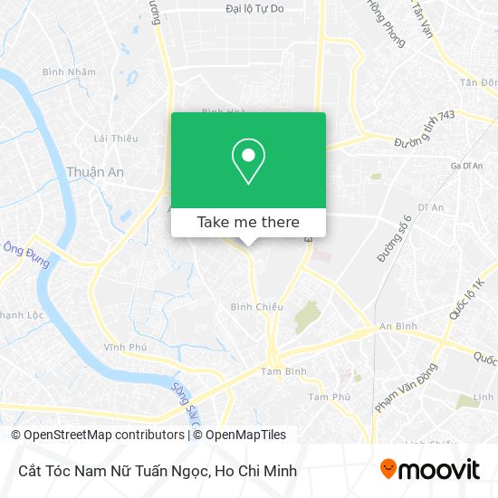 Cắt Tóc Nam Nữ Tuấn Ngọc map