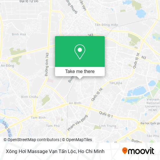 Xông Hơi Massage Vạn Tấn Lộc map