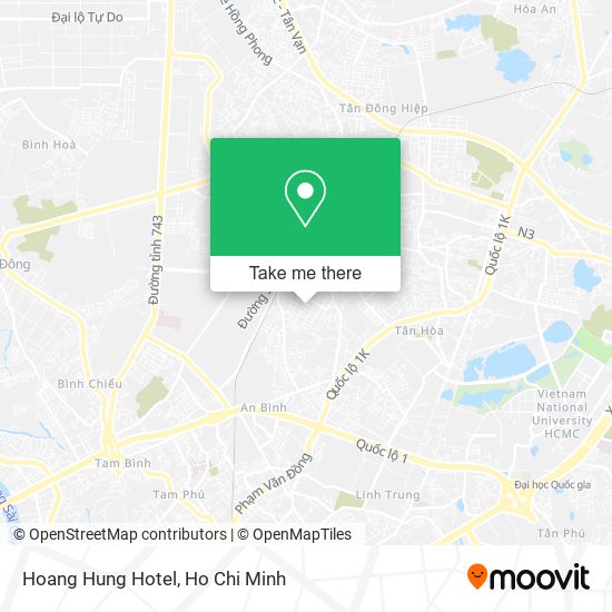 Hoang Hung Hotel map