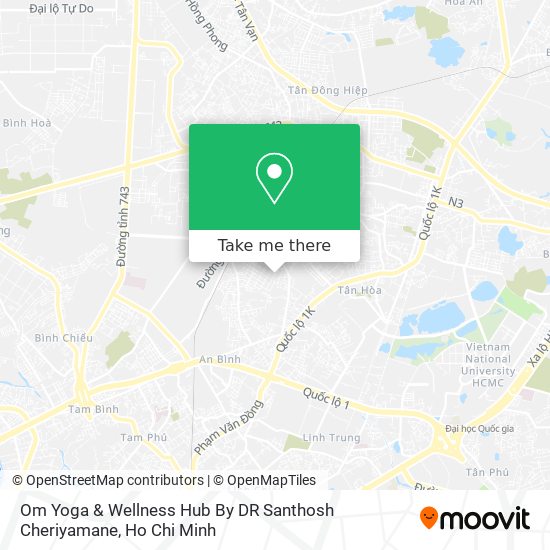 Om Yoga & Wellness Hub By DR Santhosh Cheriyamane map