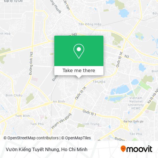 Vườn Kiểng Tuyết Nhung map