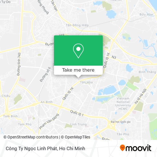 Công Ty Ngọc Linh Phát map