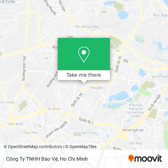 Công Ty TNHH Bảo Vệ map