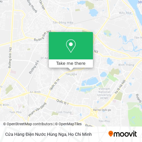 Cửa Hàng Điện Nước Hùng Nga map