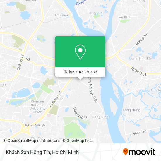 Khách Sạn Hồng Tín map