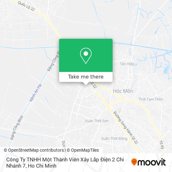 Công Ty TNHH Một Thành Viên Xây Lắp Điện 2 Chi Nhánh 7 map