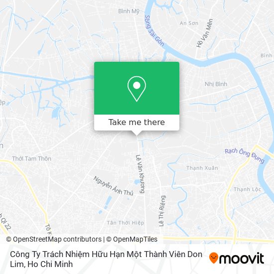 Công Ty Trách Nhiệm Hữu Hạn Một Thành Viên Don Lim map