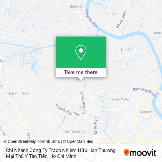 Chi Nhánh Công Ty Trách Nhiệm Hữu Hạn Thương Mại Thú Y Tân Tiến map