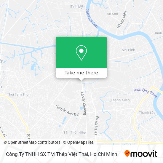 Công Ty TNHH SX TM Thép Việt Thái map