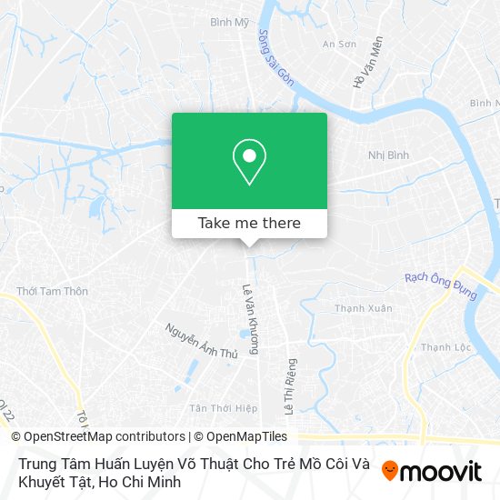 Trung Tâm Huấn Luyện Võ Thuật Cho Trẻ Mồ Côi Và Khuyết Tật map