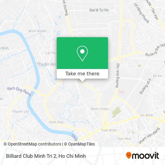 Billiard Club Minh Trí 2 map