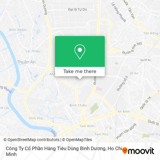 Công Ty Cổ Phần Hàng Tiêu Dùng Bình Dương map